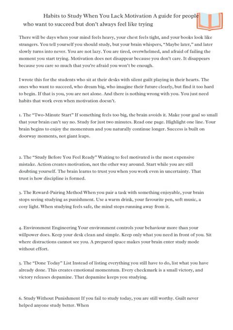 Thumbnail for Guide To increase Productivity For Students-