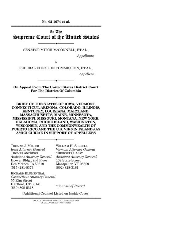 Thumbnail for Amicus Brief Analysis - Iowa and Others