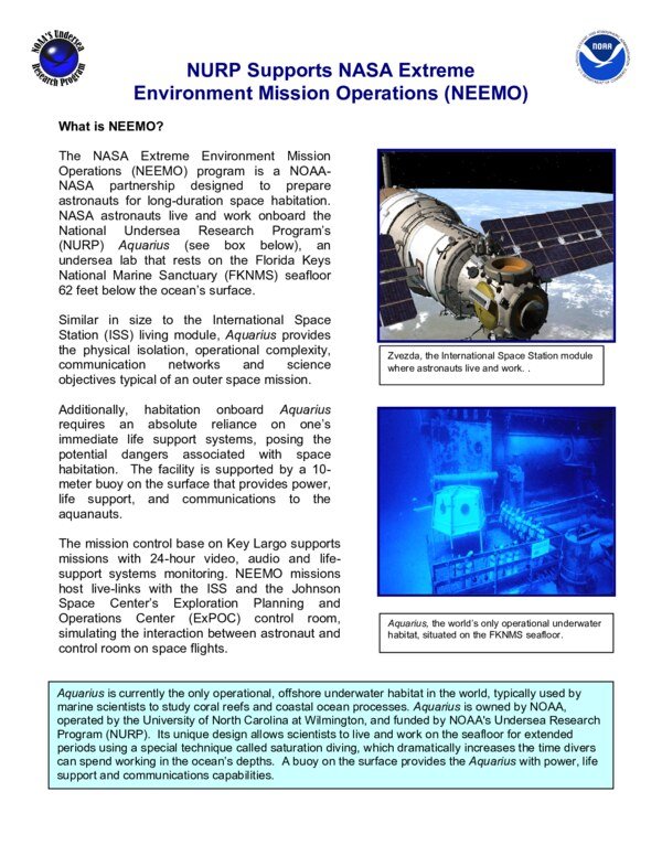 Thumbnail for Aquarius NEEMO Study Notes