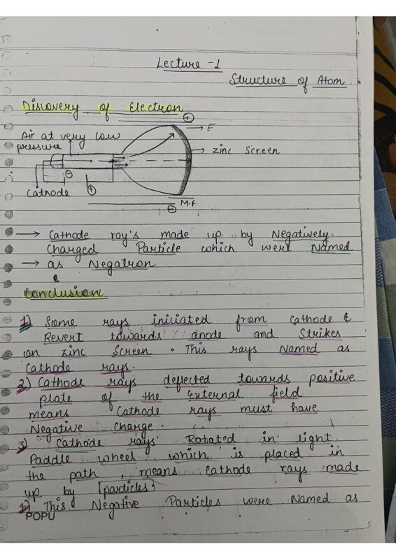 Thumbnail for Atomic structure complete notes 🔥🔥jee