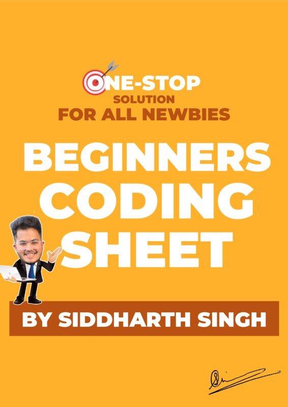 Thumbnail for Beginner's Coding Reference Sheet