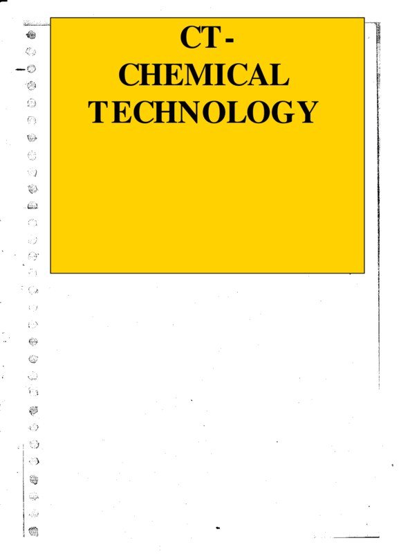 Thumbnail for Chemical Technology Study Notes