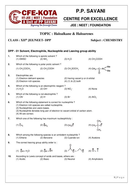 Thumbnail for Comprehensive Study Notes on Haloalkanes and Haloarenes