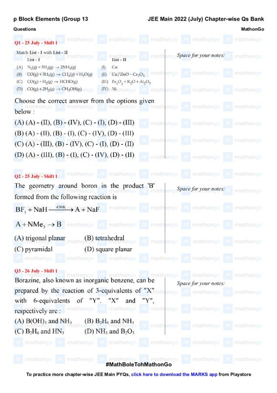 Thumbnail for Comprehensive Study Notes on p Block Elements of Groups 13 and 14