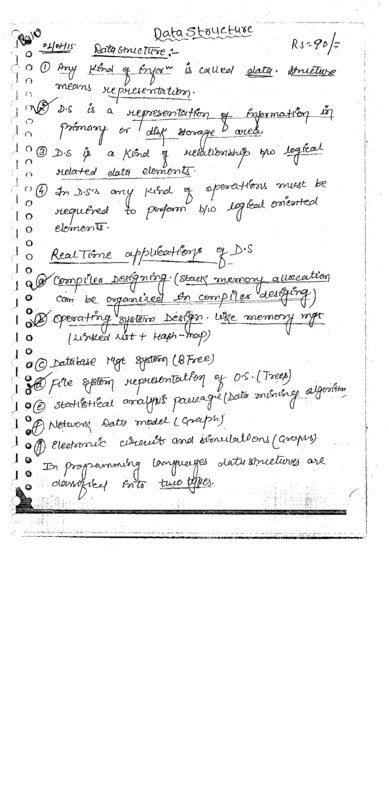 Thumbnail for Data Structures and Algorithms Notes