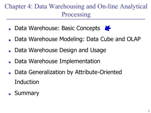 Thumbnail for Data Warehousing and Data Cube-2