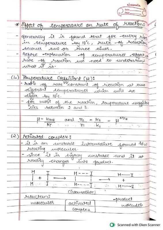 Thumbnail for Effect of Temperature on Rate of Reaction in Chemical Kinetics