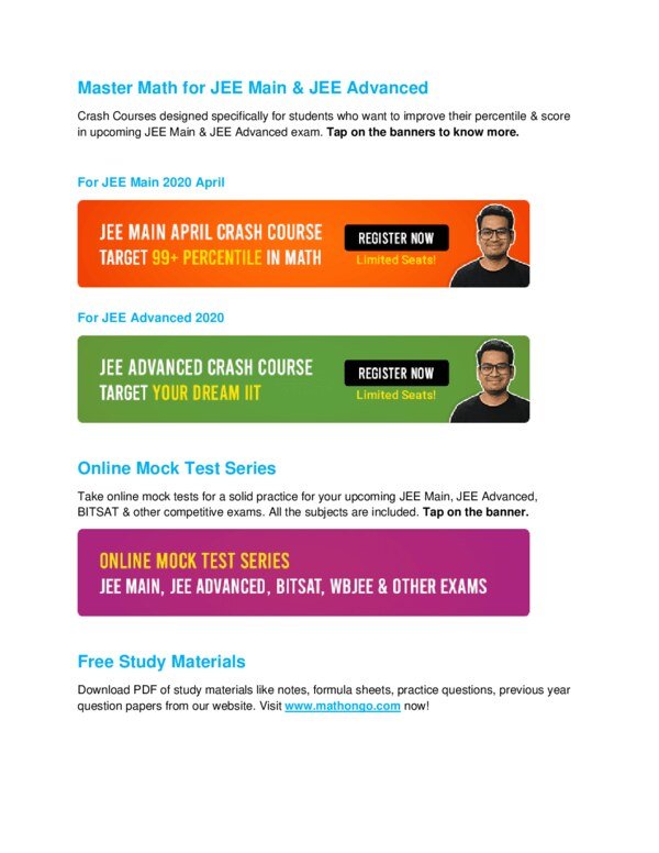 Thumbnail for Electrochemistry Study Notes for JEE Main 2020