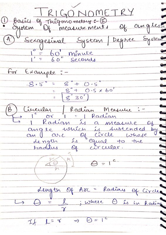 Thumbnail for Essential Trigonometry Basics Study Notes