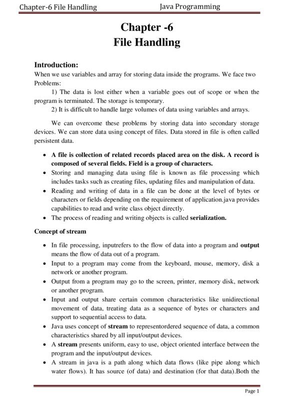 Thumbnail for Exception handling