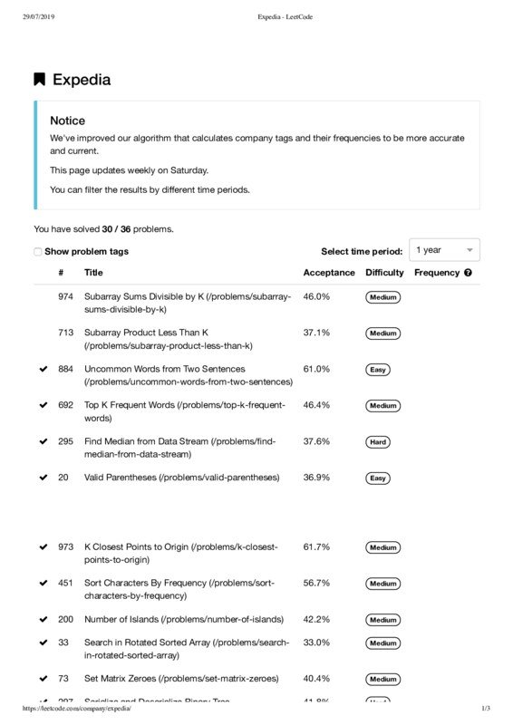 Thumbnail for Expedia Study Notes