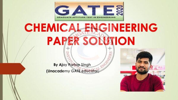 Thumbnail for GATE 2020 Chemical Engineering Solutions