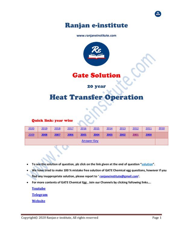 Thumbnail for Heat Transfer Operations in Chemical Engineering