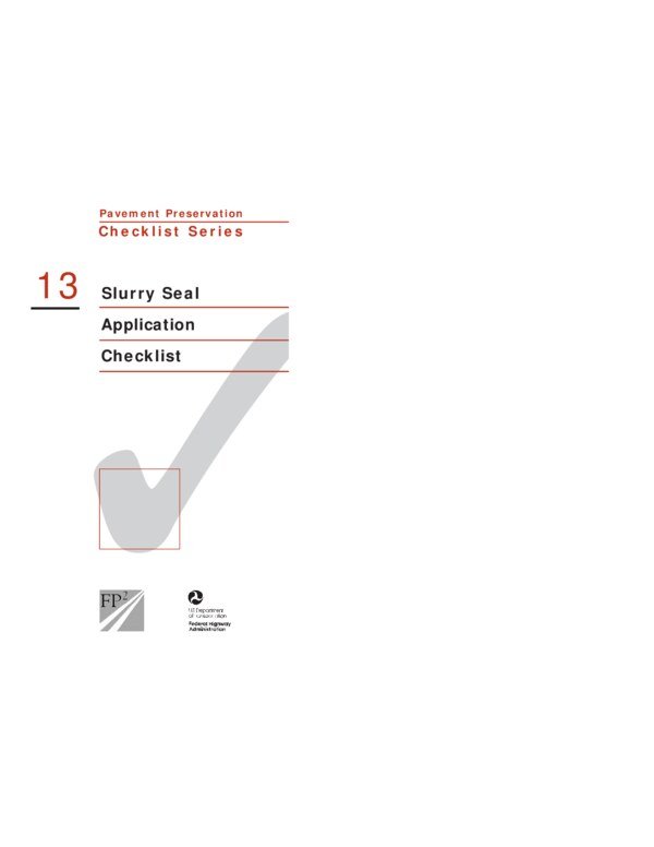 Thumbnail for Innovative Applications of Slurry Seal Techniques