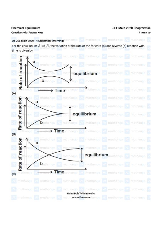 Thumbnail for JEE Main 2020 Chapterwise Question Bank on Chemical Equilibrium