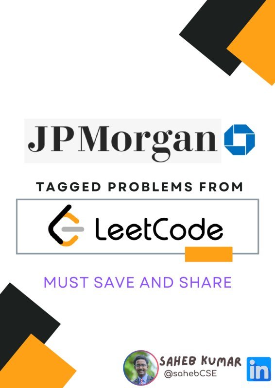 Thumbnail for JP Morgan Tagged LeetCode Problems