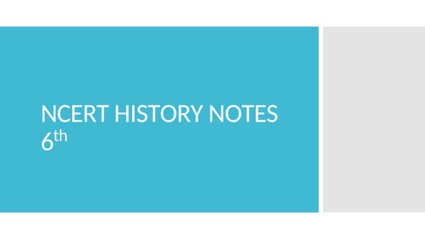 Thumbnail for Ncert chapter 1 history class 6th