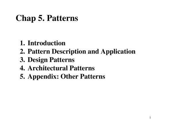 Thumbnail for Patterns UML