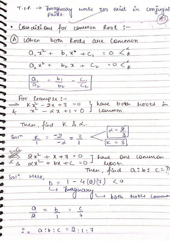 Thumbnail for Quadratic Equations: Common Roots and Transformations