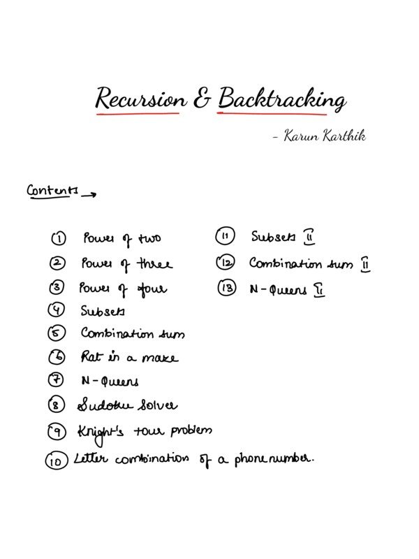 Thumbnail for Recursion and Backtracking Problems