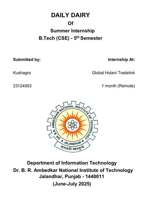 Thumbnail for Report of the internships