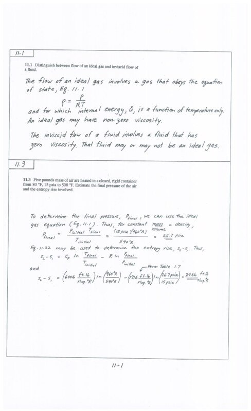 Thumbnail for Solutions to Chapter 11 of Fluid Mechanics by Munson