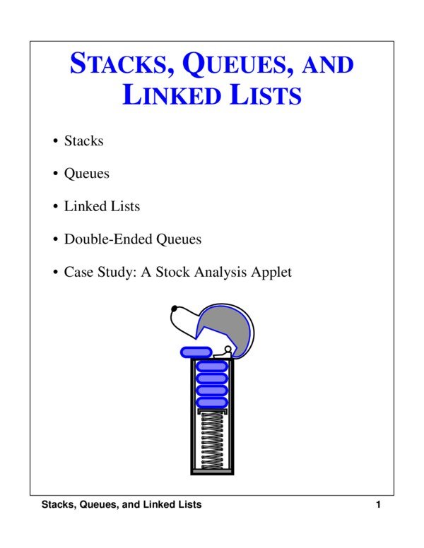 Thumbnail for Stacks, Queues and Linked Lists