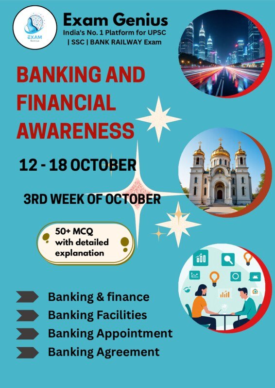 Thumbnail for Banking Current affairs of October month 12th to 18th 2025