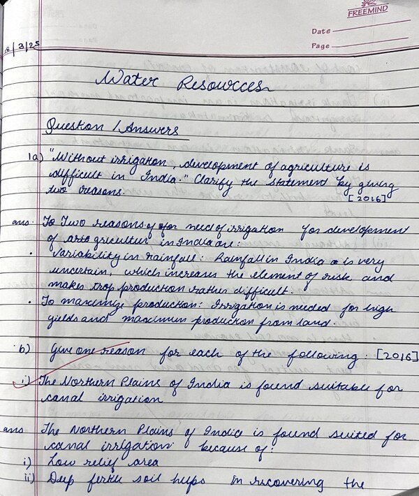 Thumbnail for Class 10 GEOGRAPHY: WATER RESOURCES