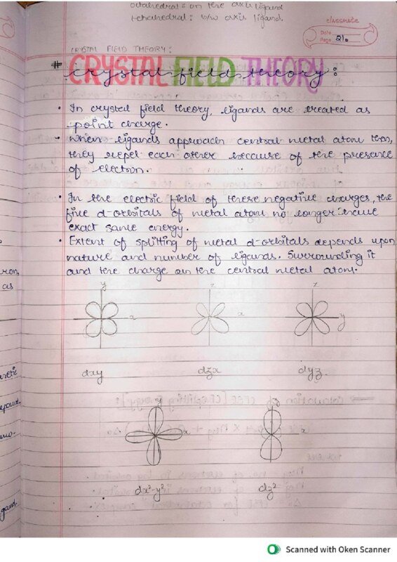 Thumbnail for Crystal Field Theory in Coordination Chemistry