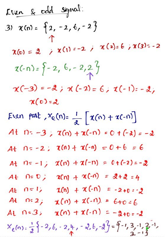 Thumbnail for DIGITAL SIGNAL PROCESSING  Even and Odd Signal and Periodic and Aperiodic Signal