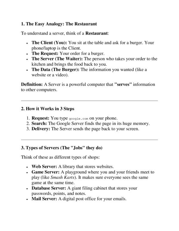 Thumbnail for Fundamentals of Computer: Servers