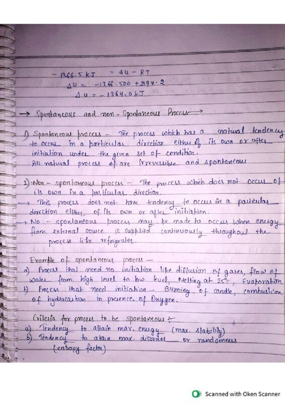 Thumbnail for Understanding Spontaneous and Non-Spontaneous Processes in Thermodynamics