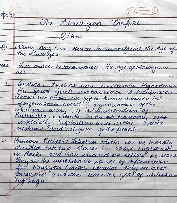 Thumbnail for History  The Mauryan Empire class 9 imp