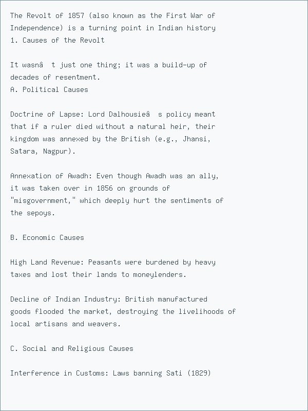 Thumbnail for 1857 Revolt Class 8