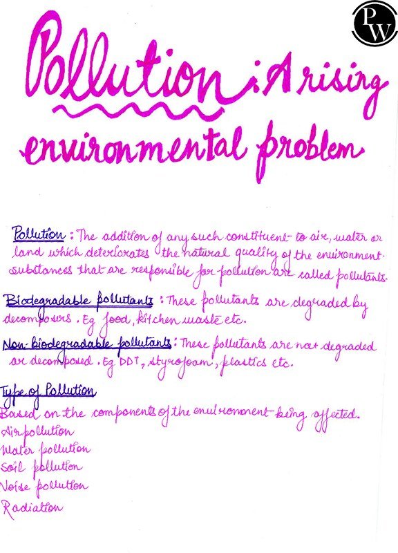 Thumbnail for Class 10 ICSE Biology Notes: Pollution