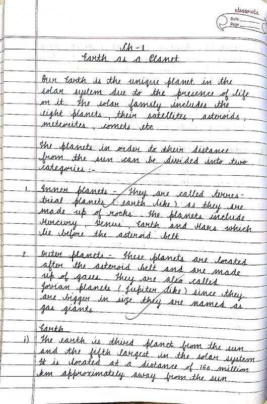 Thumbnail for Class 9 Geography Notes: Earth as a Planet | ICSE