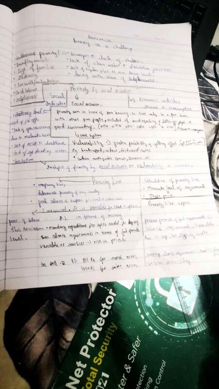 Thumbnail for Class 9 Social science Economic Topper's Handwritten Notes