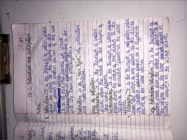 Thumbnail for ICSE CLASS-9 Biology Notes : Pollination and Fertilization