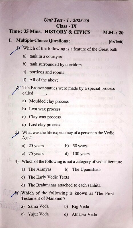 Thumbnail for ICSE Class 9 Question Papers 2025–26 (UTs & Exams) | St. John’s School Marhauli Varanasi