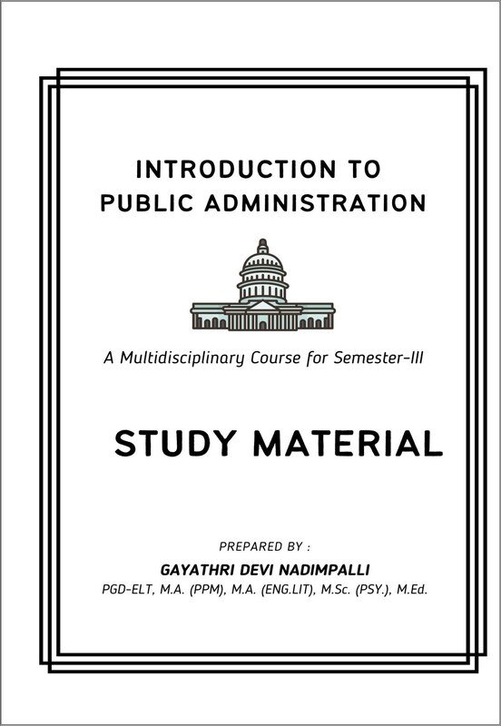 Thumbnail for Introduction to Public Administration Notes (Semester 3 Study Material PDF)