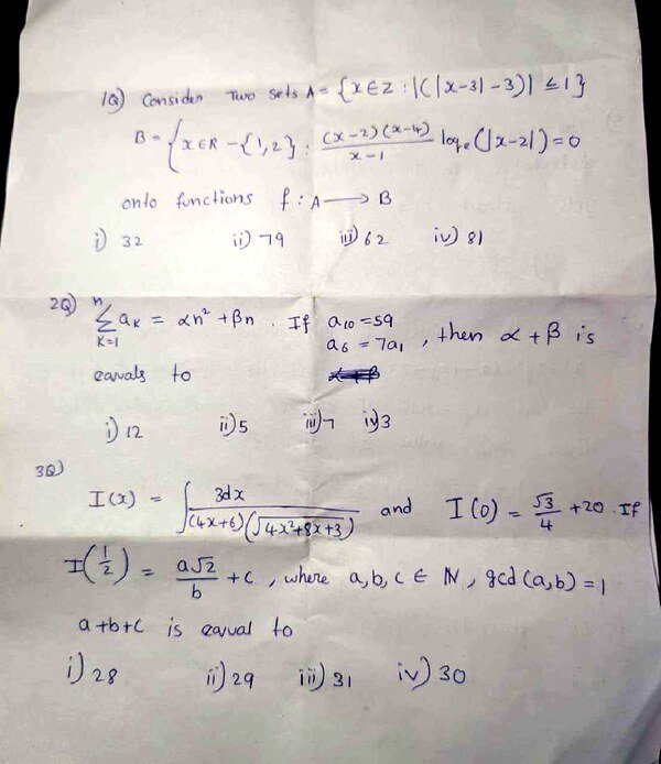 Thumbnail for Maths 2b shift 2 questions