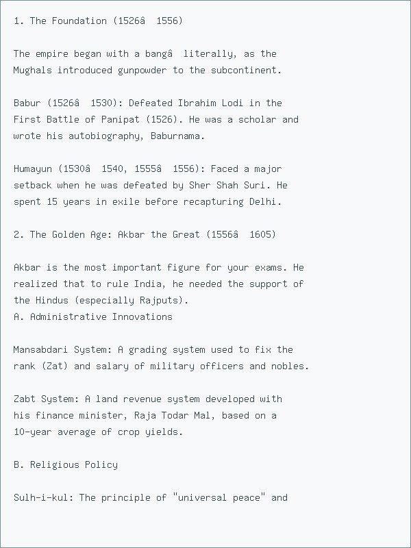 Thumbnail for Mughal empire class 7