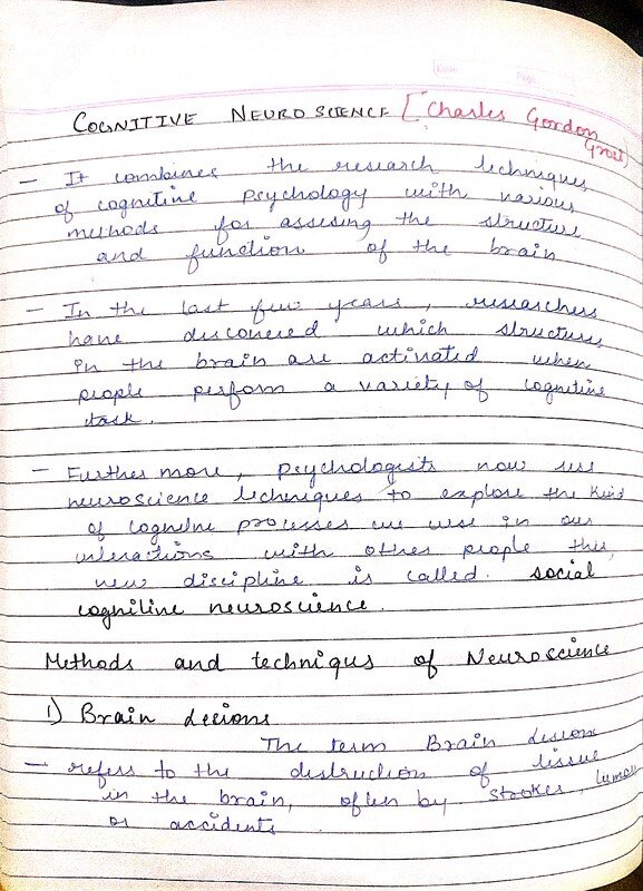 Thumbnail for Cognitive Neuroscience, its methods and techniques, exocrine system, methods of studying brain
