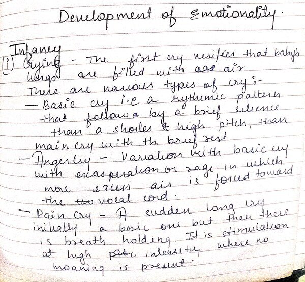 Thumbnail for Development of emotionality