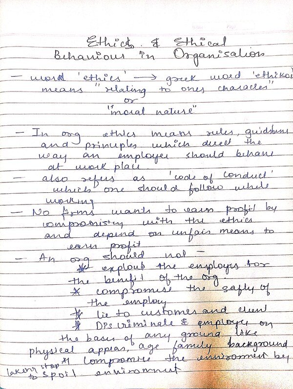 Thumbnail for Ethics and Ethical Behavior in Organization