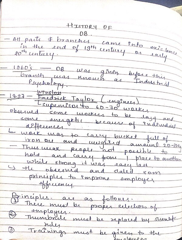 Thumbnail for History Of Organizational behavior