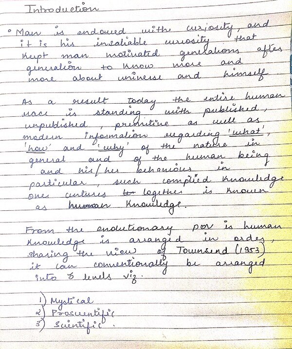 Introduction To Research