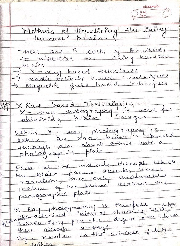 Invasive Psychological Methods -Part 2( Methods of visualising the living human brain)