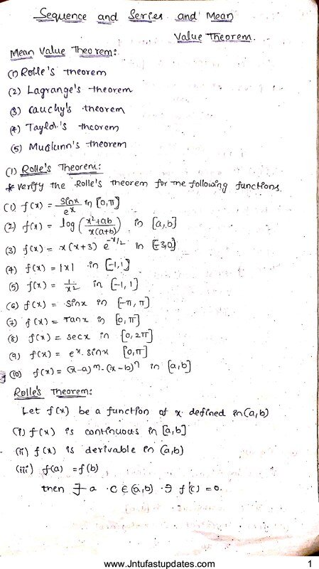 Thumbnail for M1 handwritten notes unit 1